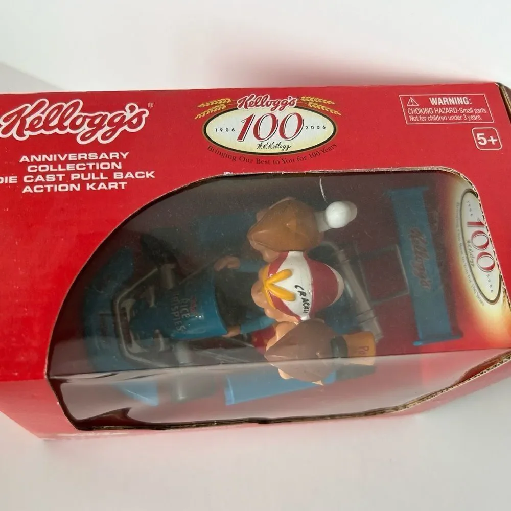 Kelloggs’s Rice Krispies Snap Crackle Pop 100 Anniversary Die Cast Action Kart
